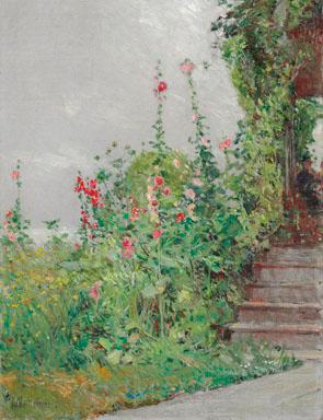 Childe Hassam Celia Thaxter Garden, china oil painting image